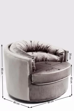 KARE DESIGN Sessel Music Hall Grau