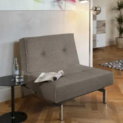 INNOVATION LIVING Sessel Splitback Chrom Grey