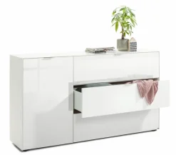 Outlet set one by Musterring Sideboard Chicago Weiß