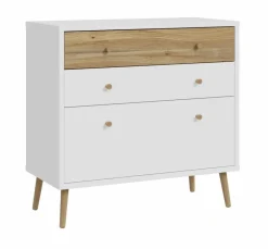 Online FORTE Sideboard Harllson Weiß / Eiche