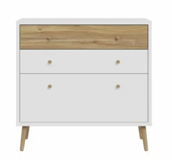 Online FORTE Sideboard Harllson Weiß / Eiche