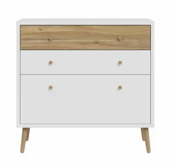 Online FORTE Sideboard Harllson Weiß / Eiche