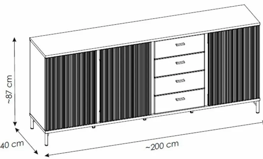 Wójcik Sideboard Lusaka