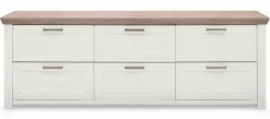 New set one by Musterring Sideboard York Pino-Aurelio / Eiche Nelson
