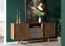Clearance Portobello Sideboard Allure Iron Nussbaum