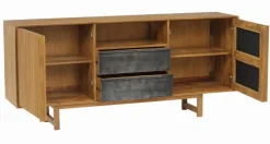 Clearance Portobello Sideboard Allure Iron Nussbaum