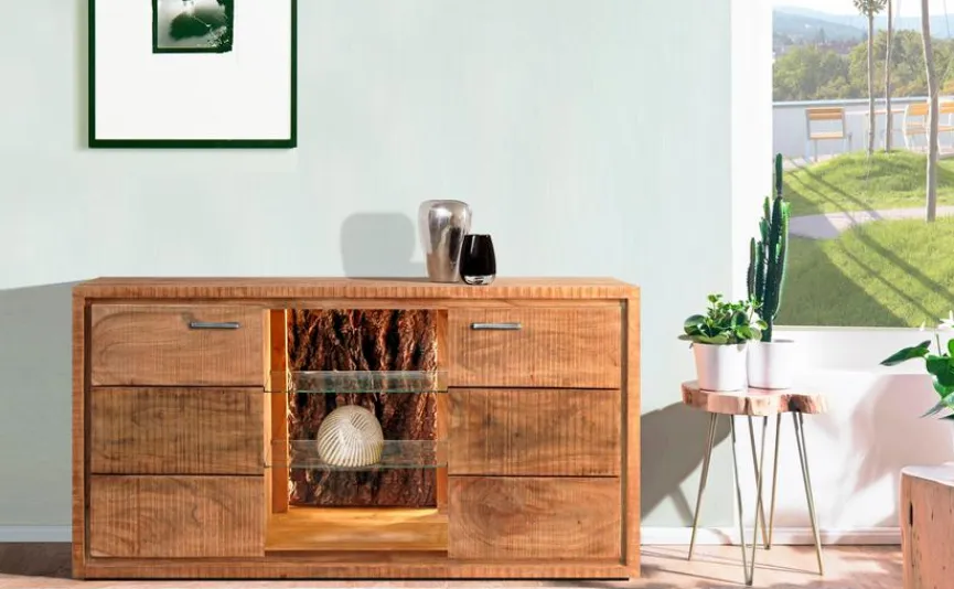 Hot WOLFMÖBEL Sideboard Bark 4060 Akazie