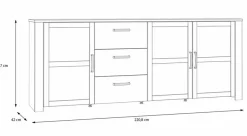 Sale FORTE Sideboard Bohol Grau