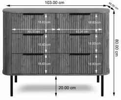 WOLFMÖBEL Sideboard Bronx 4484