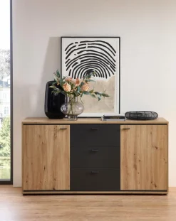 Outlet Wohnconcept Sideboard Estoril I Artisan-Eiche