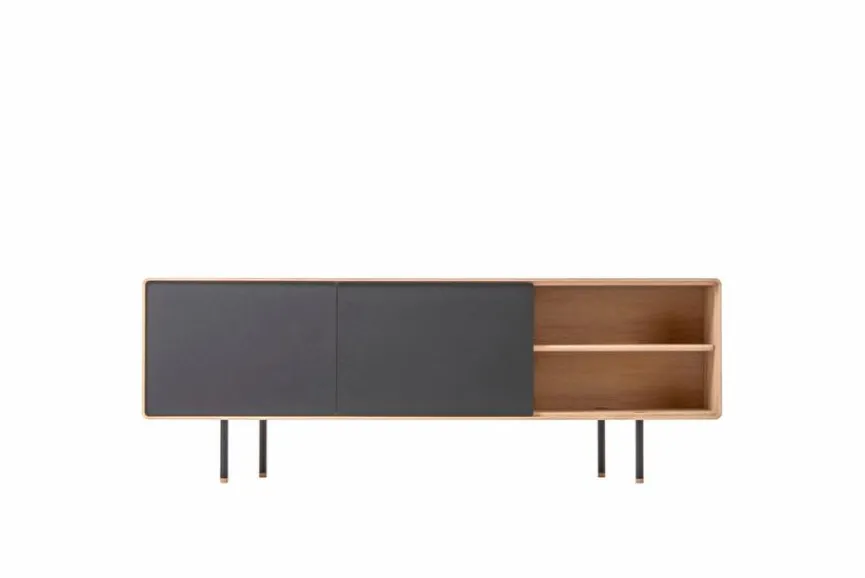 New GAZZDA Sideboard Fina Schwarz