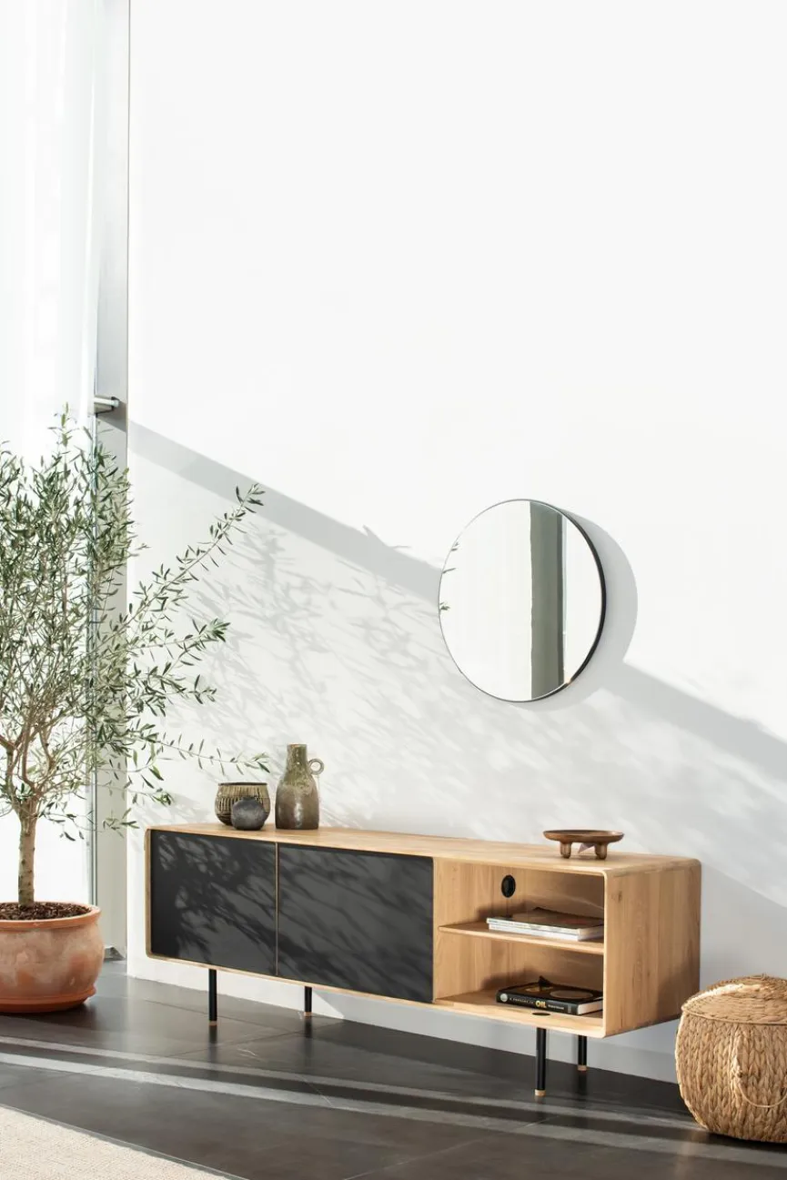 New GAZZDA Sideboard Fina Schwarz