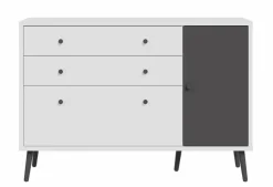Best FORTE Sideboard Harllson Weiß / Grau