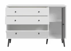 Best FORTE Sideboard Harllson Weiß / Grau
