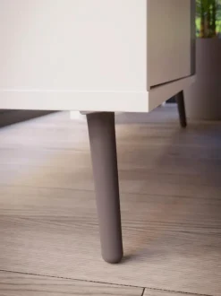 New FORTE Sideboard Harllson Weiß / Grau