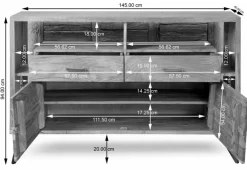 WOLFMÖBEL Sideboard Hudson 2170