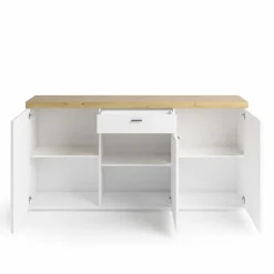 Discount set one by Musterring Sideboard Lancaster Weiß