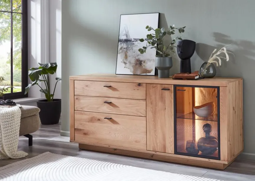 New IDEAL Wohnen Sideboard Malaga Eiche