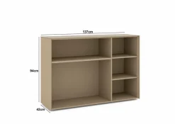 Clearance set one by Musterring Sideboard Reno Taupe