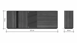 Outlet MAISON Sideboard Scottsdale Buche