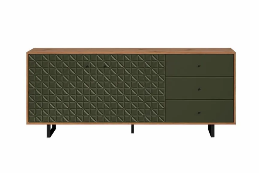 trendteam Sideboard Sentra Dunkelgrün