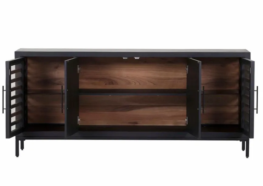 Discount Gutmann Factory Sideboard Showcase Schwarz