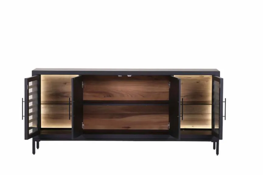 Discount Gutmann Factory Sideboard Showcase Schwarz