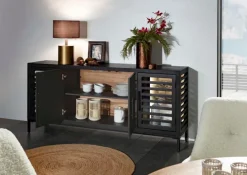 Discount Gutmann Factory Sideboard Showcase Schwarz