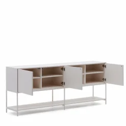 Kave Home Sideboard Vedrana Weiß