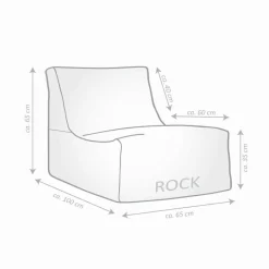 Kinder Sitting Point Sitzsack Rock Shara
