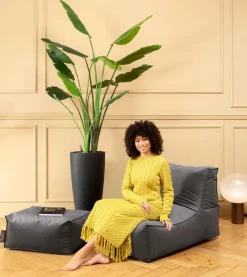 Best Sitting Point Sitzsack Roll Marla Anthrazit