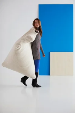 Outlet INNOVATION LIVING Sitzsack Soft Peak Ivory