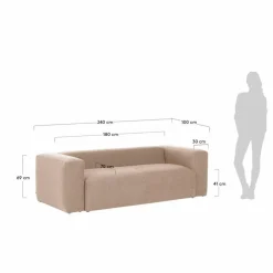 Kave Home Sofa Blok Beige