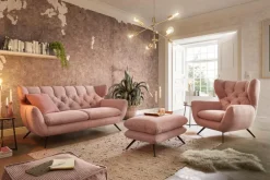 Clearance Portobello Sofa Chester Rosa