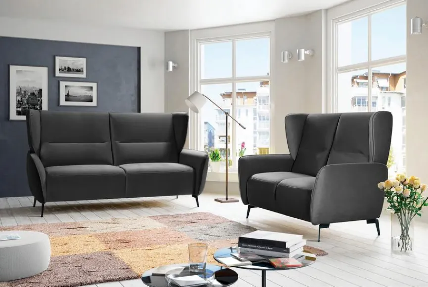 Clearance Exxpo by Gala Sofa Lorien Dark Grey