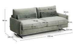 Kave Home Sofa 2-Sitzer Veliro