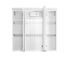 Hot Held-Möbel Spiegelschrank Bologna Weiß