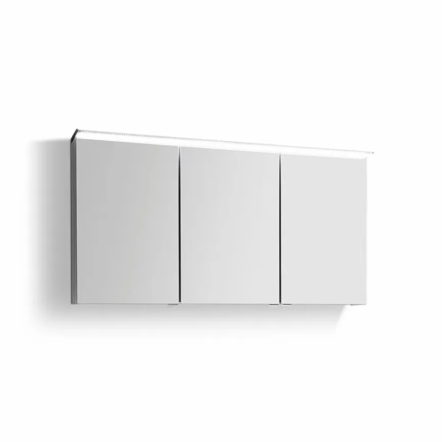 New Puris Spiegelschrank Fine Line Weiß