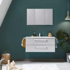 Outlet Puris Spiegelschrank Fresh Weiß