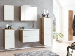 Discount Held-Möbel Spiegelschrank Monza Wotaneiche