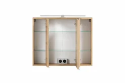 Discount Held-Möbel Spiegelschrank Monza Wotaneiche