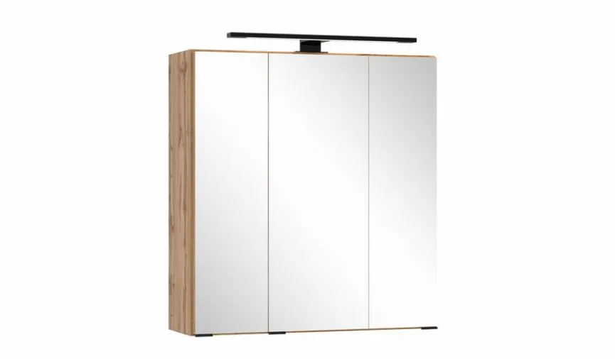 Hot Held-Möbel Spiegelschrank Paris Wotaneiche