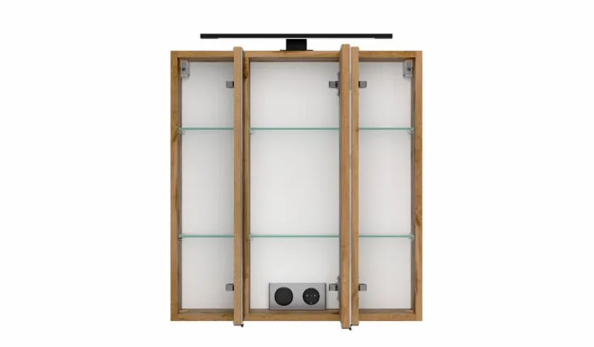 Hot Held-Möbel Spiegelschrank Paris Wotaneiche