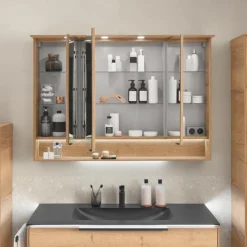 Online Musterring Spiegelschrank Riana Eiche