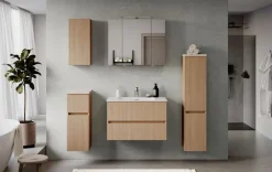 Clearance Held-Möbel Spiegelschrank Rosario Eiche hell