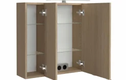 Clearance Held-Möbel Spiegelschrank Rosario Eiche hell