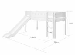 Flexa Spielbett White 90 x 200 cm Weiß