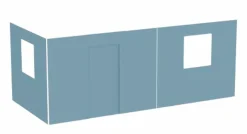 Kinder Flexa Spielvorhang 3er Set Dawn