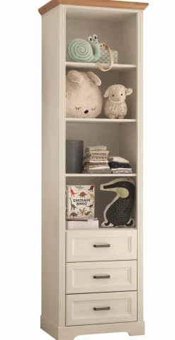 New BEGABINO Standregal Jasmin Weiß