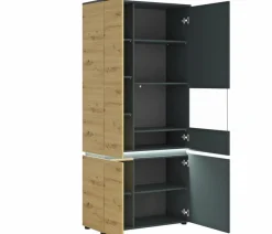 Clearance Wójcik Standvitrine Luci Anthrazit